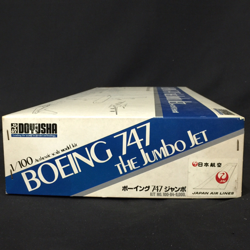 DOYUSHA ボーイング 747 ジャンボ 1:100 日本航空 JAPAN AIR LINES