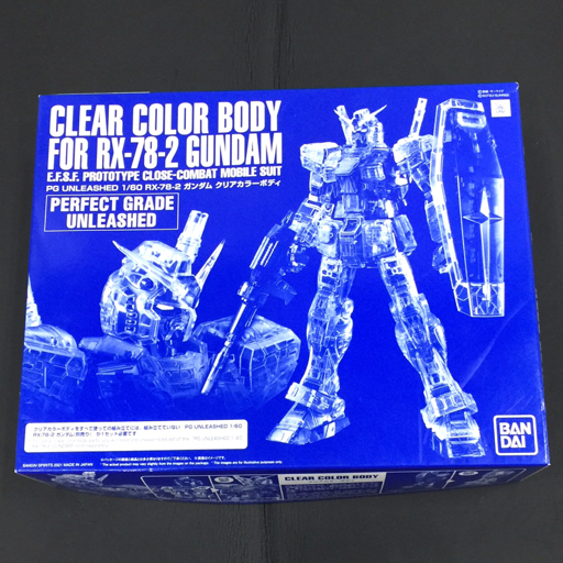 バンダイ 1:60 PG UNLEASHED 機動戦士ガンダム RX-78-2 ガンダム クリアカラーボディ