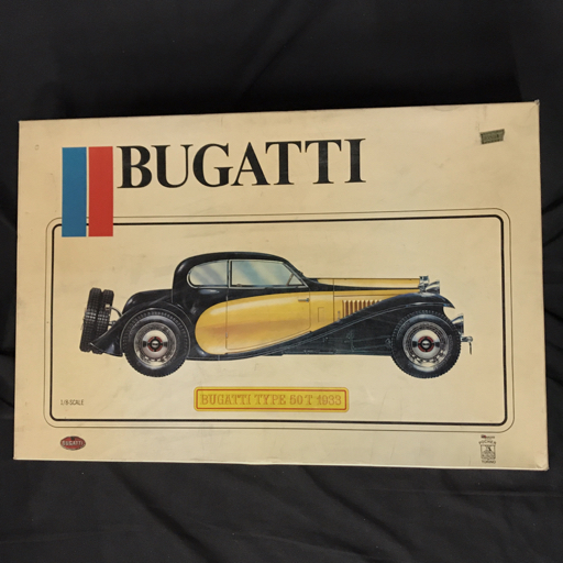 ポケール社 1:8スケール ブガッティ タイプ 50T 1933年型 プラモデル